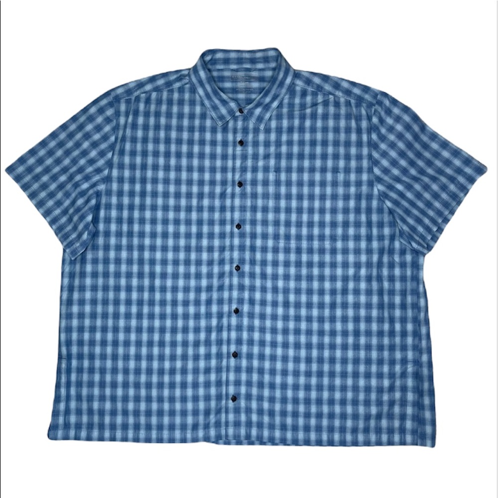 5.11 Tactical Blue Plaid Casual Button Down Shirt